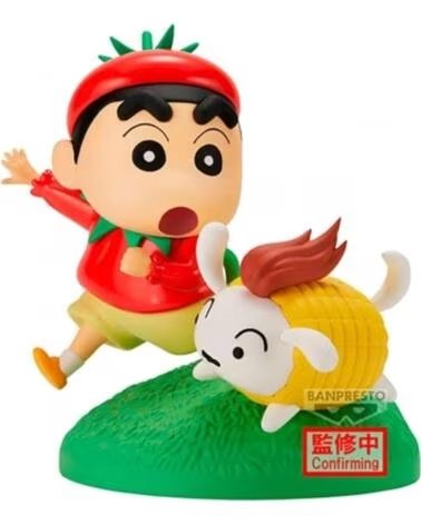 BANPRESTO Figura crayon shinchan vignette vegetable costume 10cm