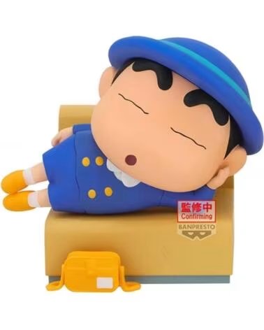 BANPRESTO Figura crayon shinchan nakayoshi memories lets go to kindergarten with bochan shinnosuke 7cm