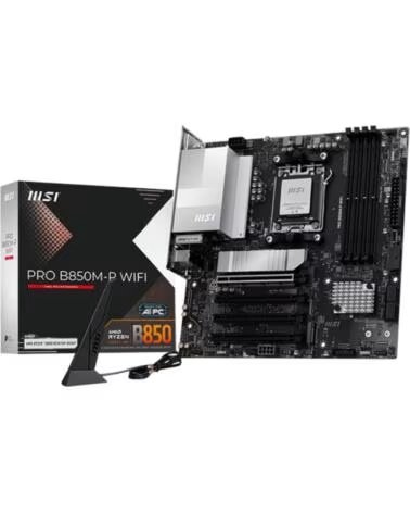 MSI Placa base pro b850m - p wifi am5 matx - 4x ddr5