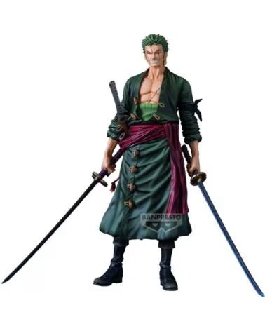 BANPRESTO Figura one piece premium roronoa zoro the brush