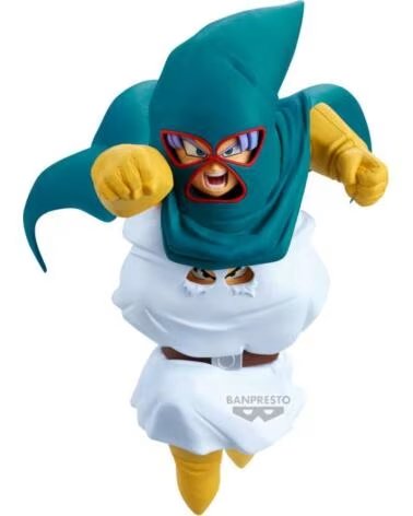 BANPRESTO Figura dragon ball z match makers mighty maskvs android 18 vs mr satan
