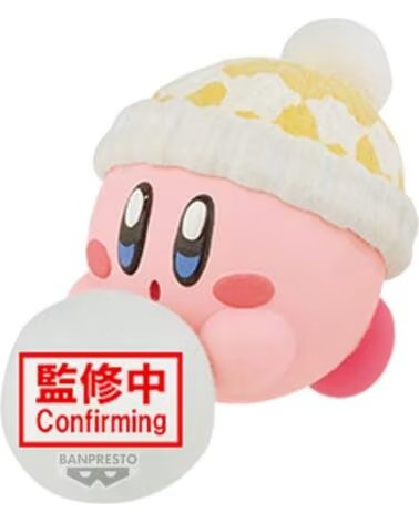 BANPRESTO Figura kirby fluffy puffy mineplay in the snow ver a
