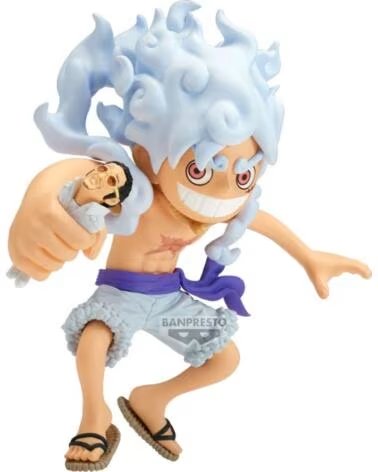 BANPRESTO Figura one piece mega world collectable monkey d luffy vs borsalino 13cm