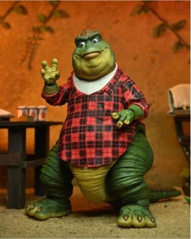 NECA Ultimate earl sinclair scale action fig 18 cm dinosaurs