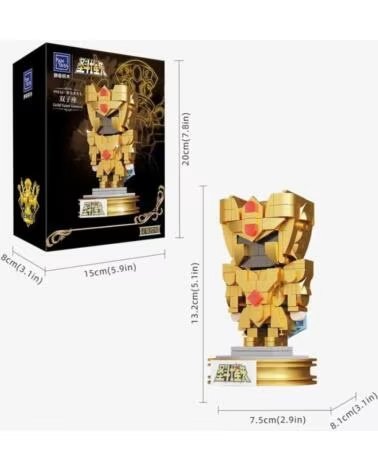 PANTASY Gemini mini set construccion 13 cm saint seiya