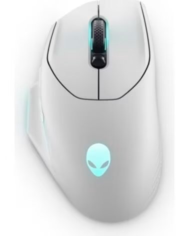 DELL Raton inalambrico gaming alienware aw620m luz lunar