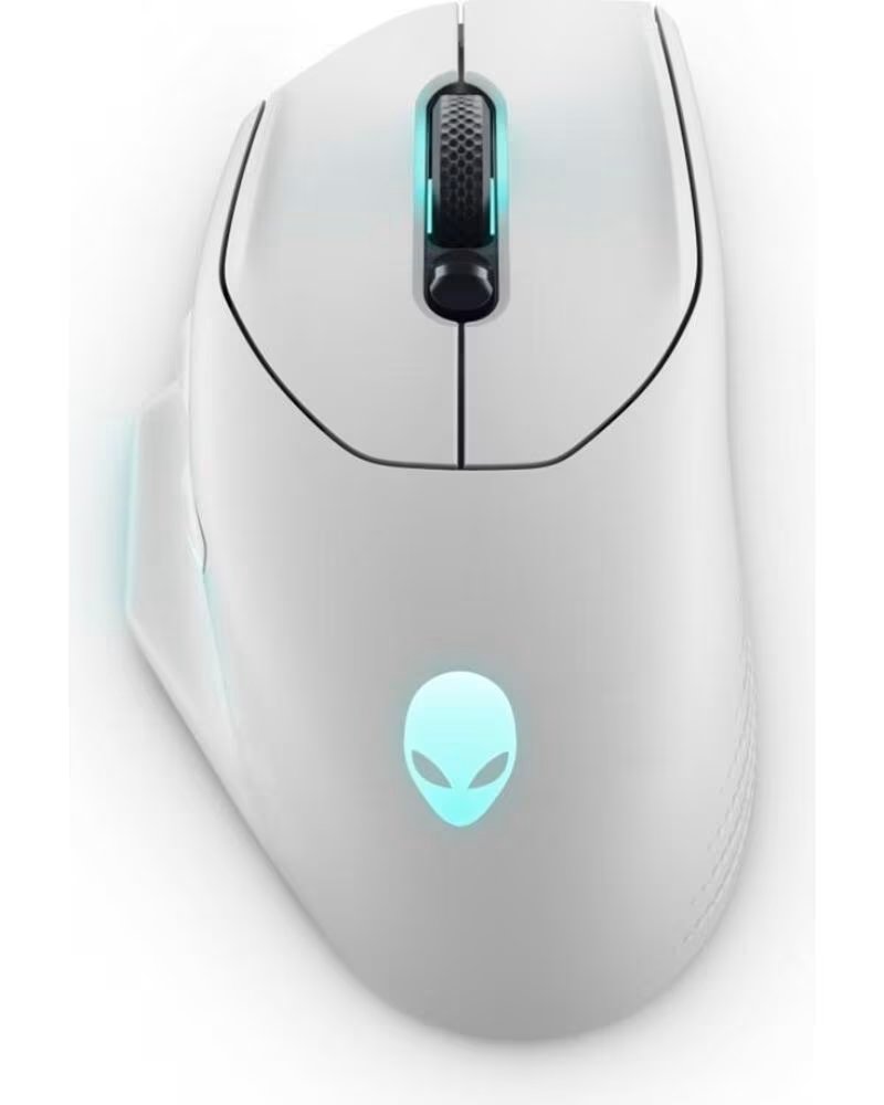 DELL Raton inalambrico gaming alienware aw620m luz lunar