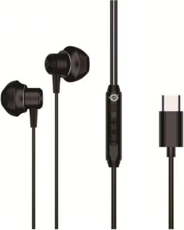 CONCEPTRONIC Auricular intrauditivo usb - c brendan04b microfono controles 1 2m color negro