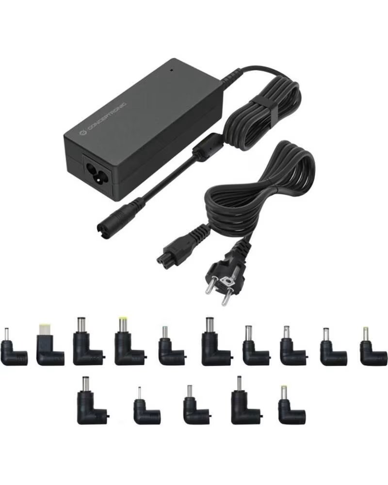 CONCEPTRONIC Cargador universal de portatil ozul08b15 90w automatico 15v a 20v 15tips 6 0a