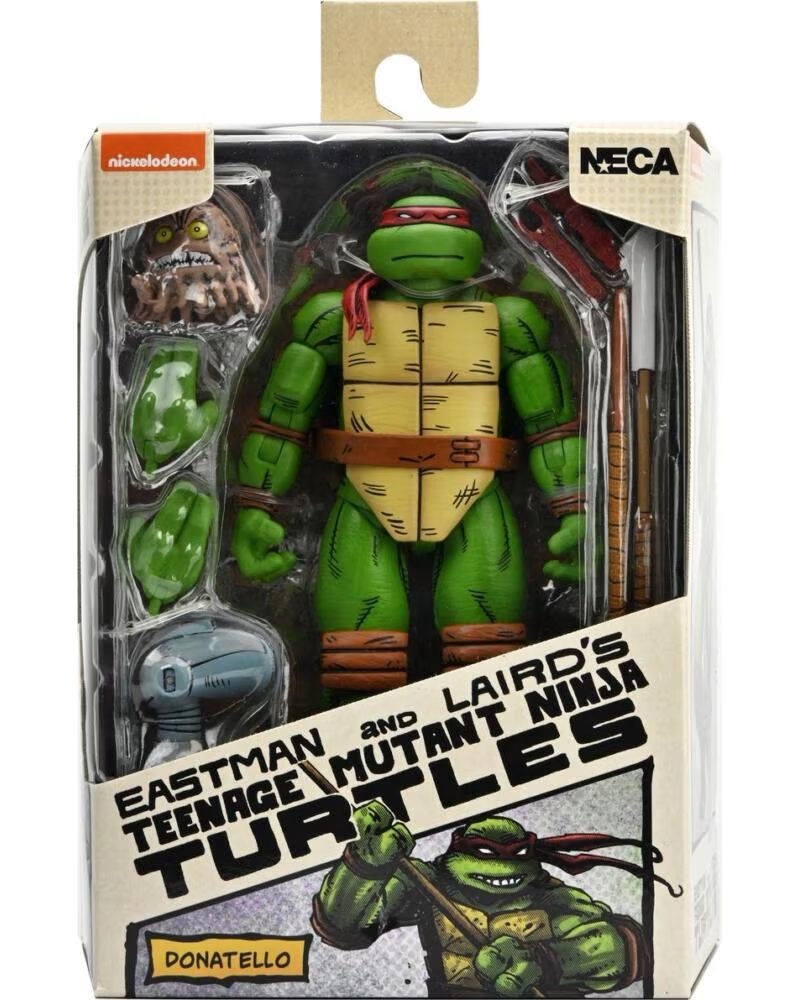 NECA Figura teenage mutant ninja turtles mirage comics donatello scale action 18cm
