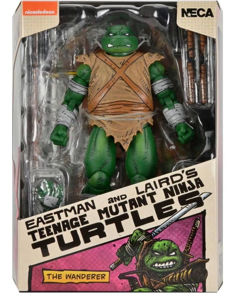 NECA Figura teenage mutant ninja turtles mirage comics michelangelo the wanderer 18cm