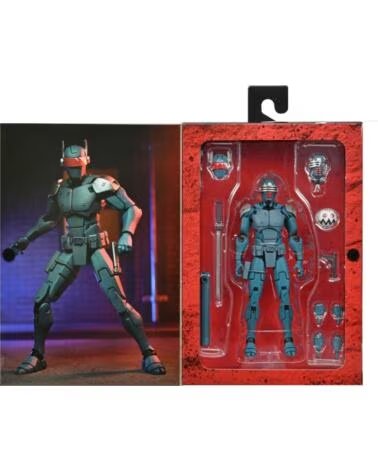 NECA Figura teenage mutant ninja turtles the last ronin ultimate synja patrol bot 18cm