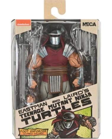 NECA Figura teenage mutant ninja turtles mirage comics foot enforcer classic colors scale action 18cm