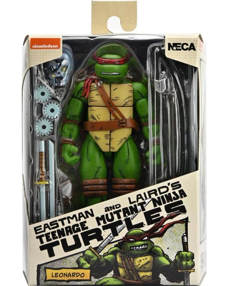 NECA Figura teenage mutant ninja turtles mirage comics leonardo scale action 18cm