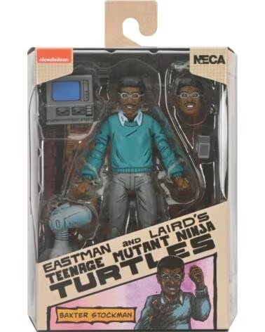 NECA Figura teenage mutant ninja turtles mirage comics baxter stockman scale action 18cm