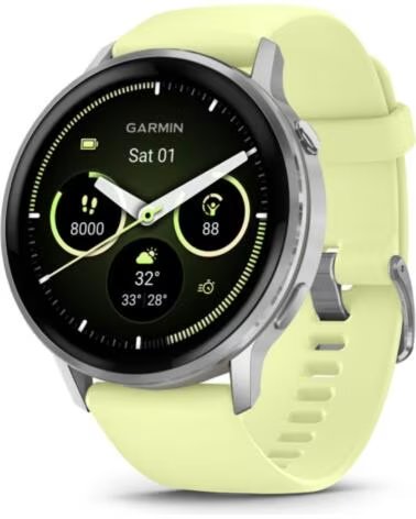 GAMIN Garmin venu 4 gps bluetooth 45mm amoled amarillo correa silicona pulsometro spo2 resistencia agua 5atm
