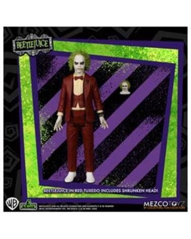 MEZCO TOYZ Figura beetlejuice 5 points beetlejuice red tux 9 5cm