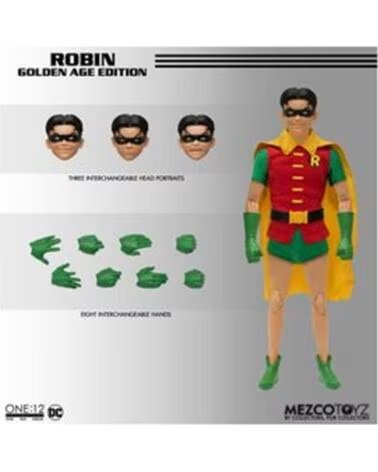 MEZCO TOYZ Figura dc universe one 12 collective robin golden age edition 28cm