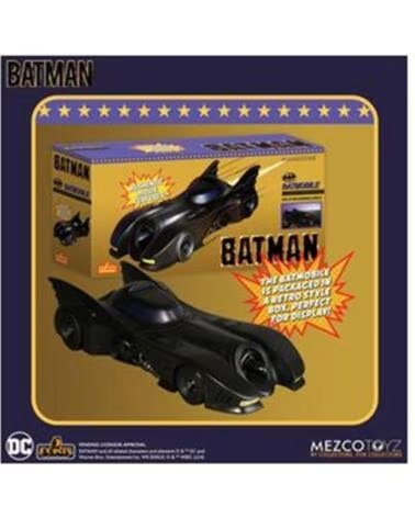 MEZCO TOYZ Figura dc universe batman 1989 5 points batmobile 9 5cm