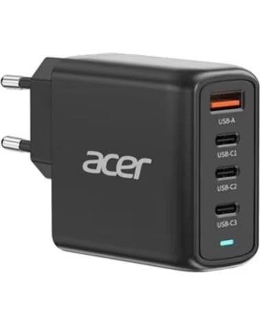 ACER Cargador de pared zl adtcc 00l 100w 3x usb tipo c 1x usb tipo a negro