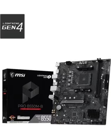 MSI Placa base pro b550m - b matx am4 - 2x ddr4