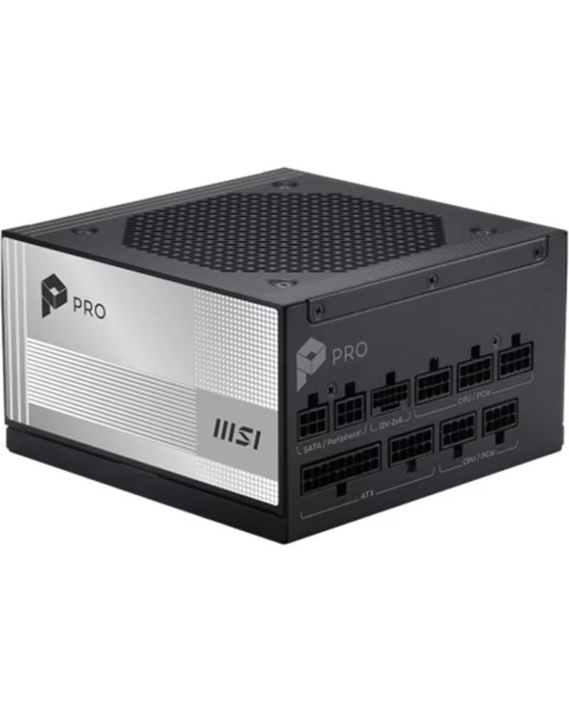 MSI Fuente alimentacion pro a1000pl pcie5 gaming atx 1000w