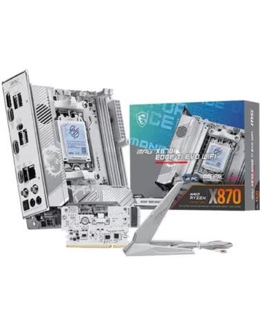 MSI Placa mpg x870i edge ti evo wifi mini itx am5 - 2x ddr5