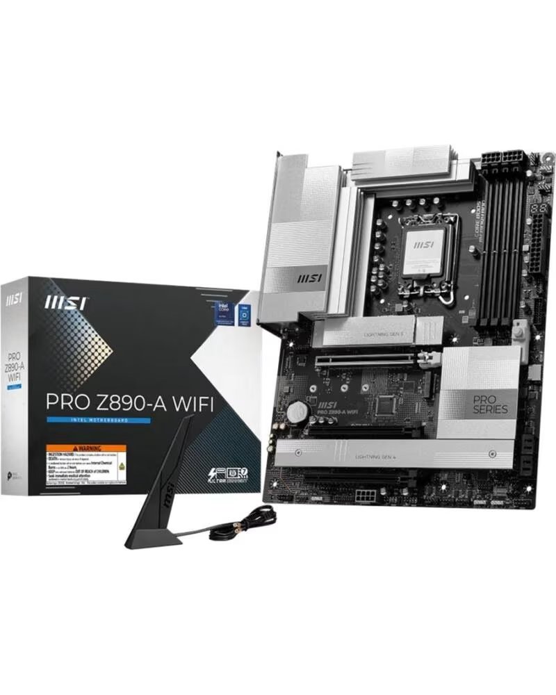 MSI Placa pro z890 - a wifi atx lga 1851 - 4x ddr5