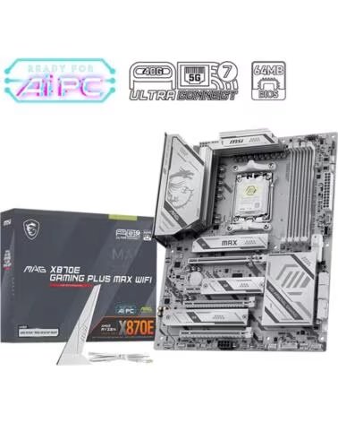 MSI Placa base mag x870e gaming max wifi am5 atx - 4x ddr5