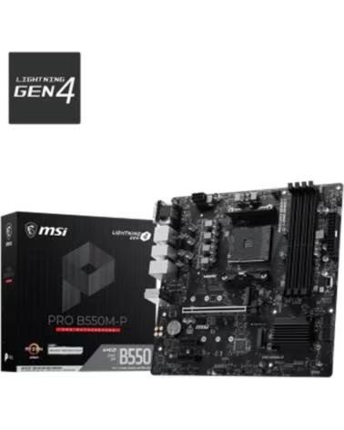 MSI Placa base b550m - p matx am4 - 4x ddr4