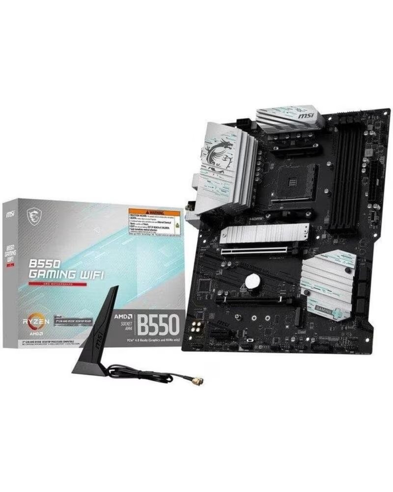 MSI Placa base b550 gaming wifi6e am4 atx - 4x ddr4