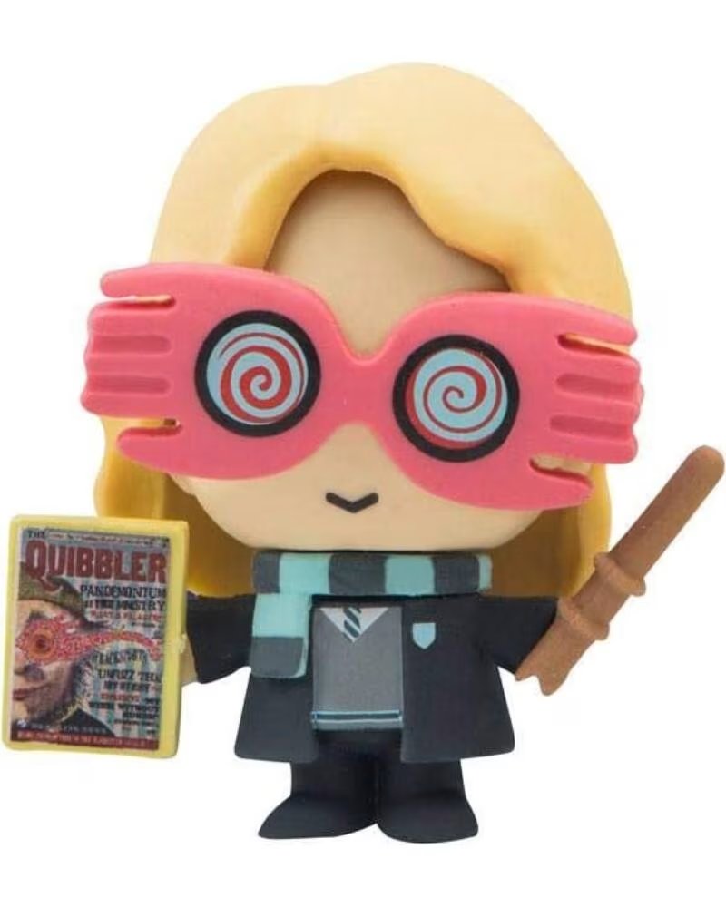 CINEREPLICAS Figura de goma gomee harry potter luna lovegood 8 cm