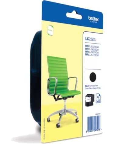 BROTHER Cartucho tinta lc229xlbkbp negro 2400 paginas