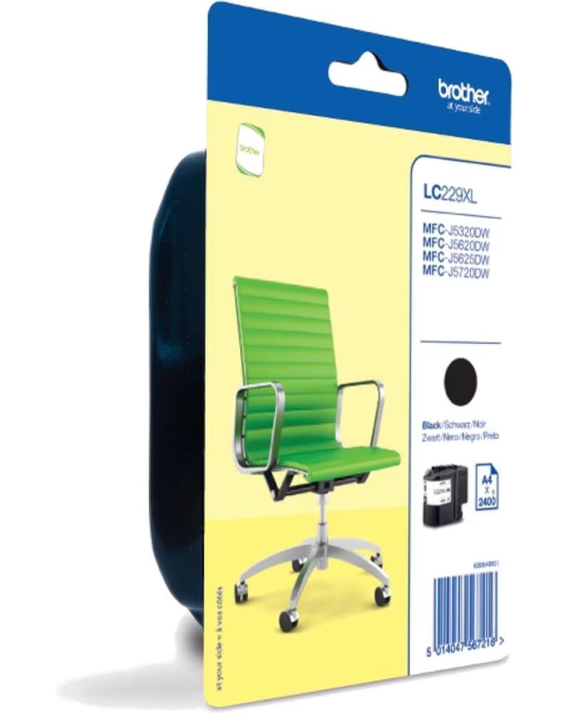 BROTHER Cartucho tinta lc229xlbkbp negro 2400 paginas
