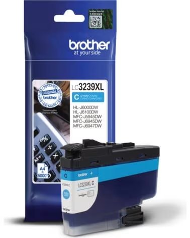 BROTHER Cartucho tinta lc3239xlc cian 5000 paginas
