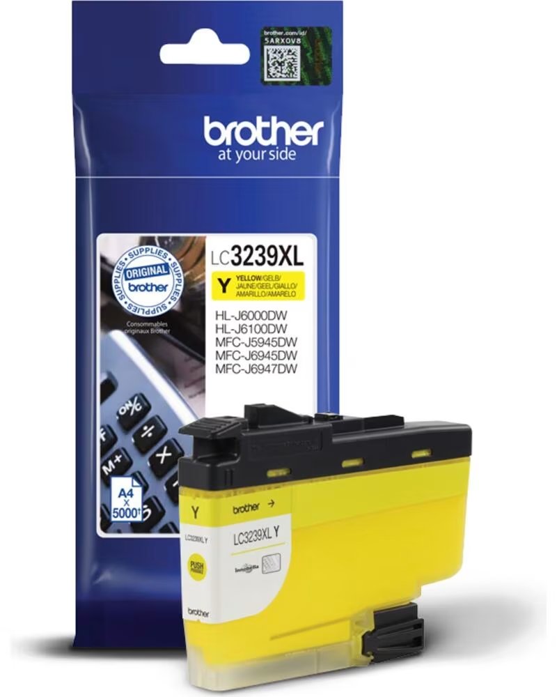 BROTHER Cartucho tinta lc3239xly amarillo 5000 paginas