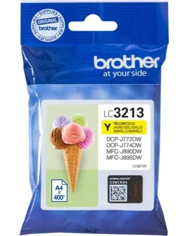 BROTHER Cartucho de Tinta Original LC-3213Y- Amarillo