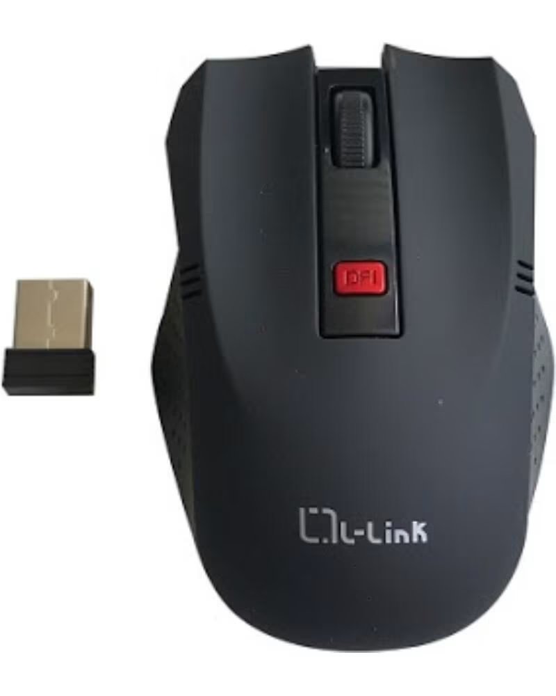 L - LINK Raton optico inalambrico negro