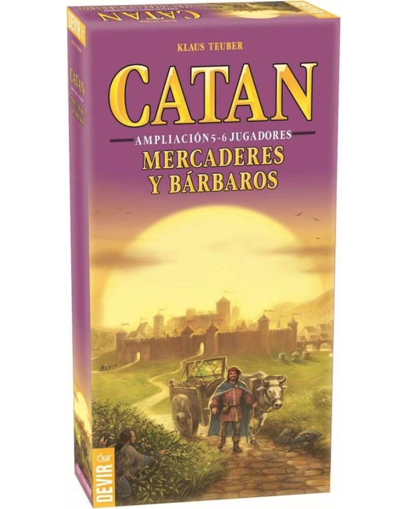 DEVIR Juego de mesa catan mercaderes y barbaros 5 - 6 jugadores