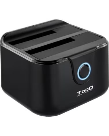 TOOQ Base dock discos sata 2 bahias 2 5 pulgadas - 3 5 pulgadas - usb 3 0 - funcion clonacion