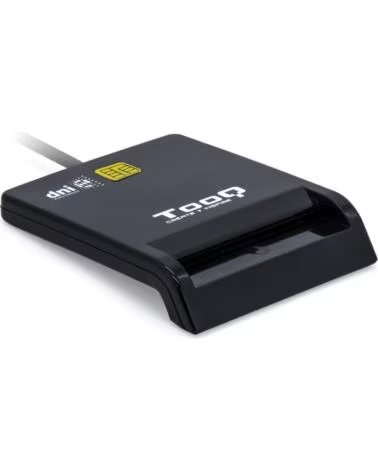 TOOQ Lector de tarjetas dni tqr - 210b usb 2 0 negro