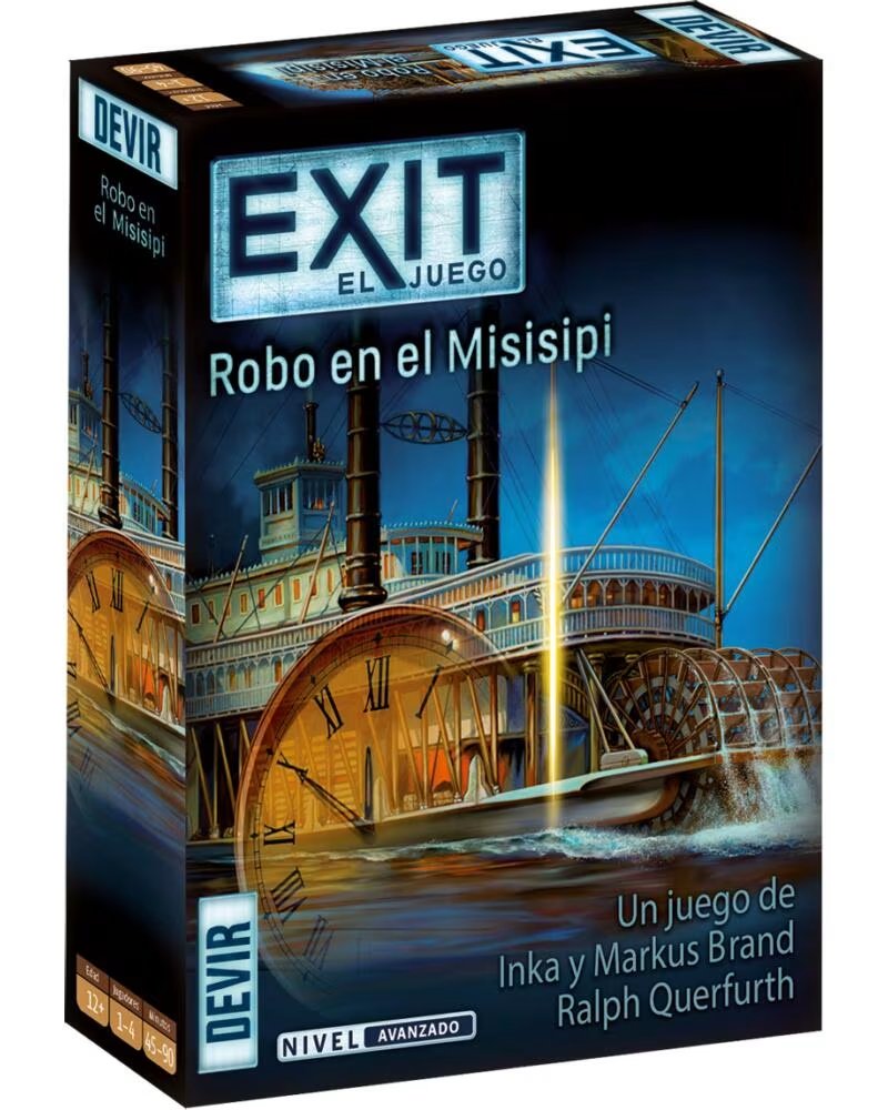 DEVIR Juego de mesa exit 14 robo en el mississippi