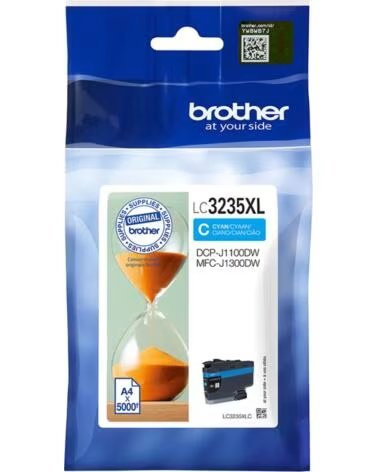 BROTHER Cartucho tinta lc3235xlc cian 5000 paginas