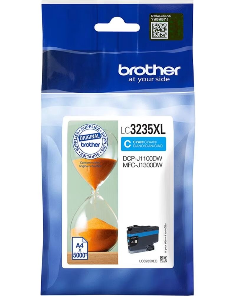 BROTHER Cartucho tinta lc3235xlc cian 5000 paginas