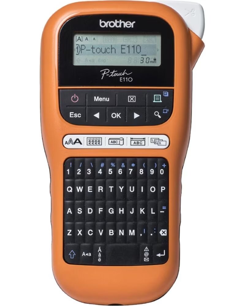 BROTHER Rotuladora pte110vp lcd - 2 lineas - teclado qwerty - teclado numerico