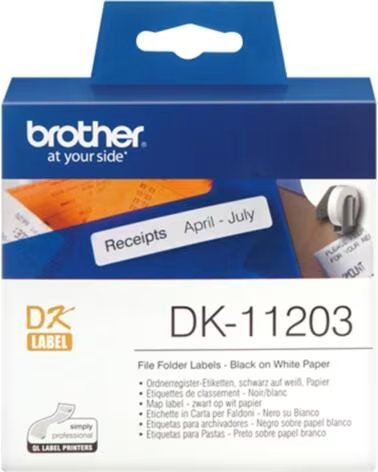 BROTHER Rollo de etiquetas precortadas dk11203