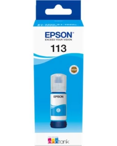 EPSON Cartucho tinta 113 ecotank pigment c13t06b240 cian ink bottle