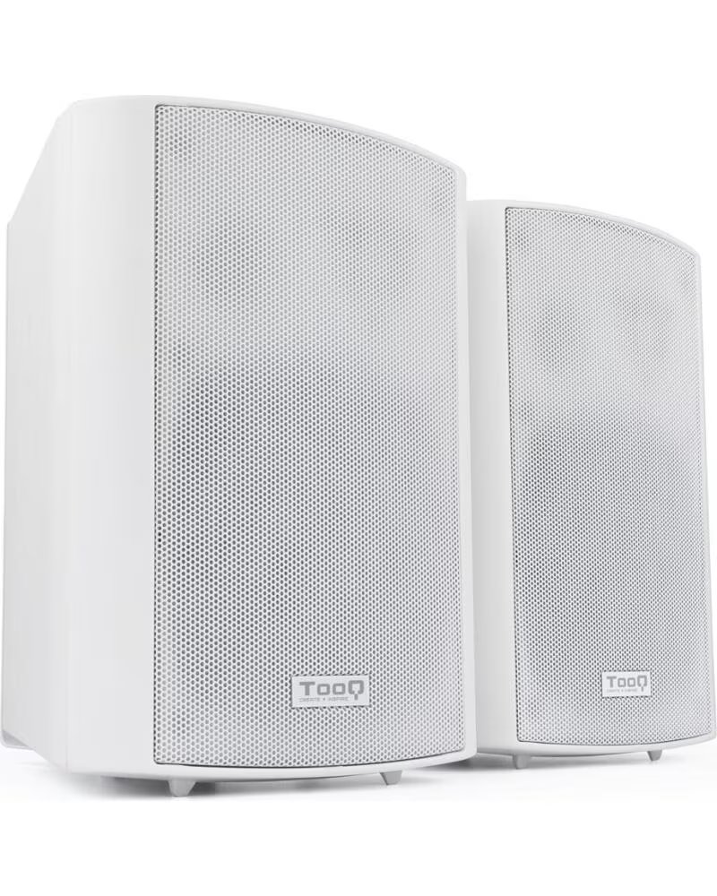 TOOQ Altavoces activos de pared blancos 30w autoamplificados