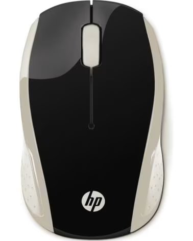 HP Raton inalambrico wireless 200 negro - oro