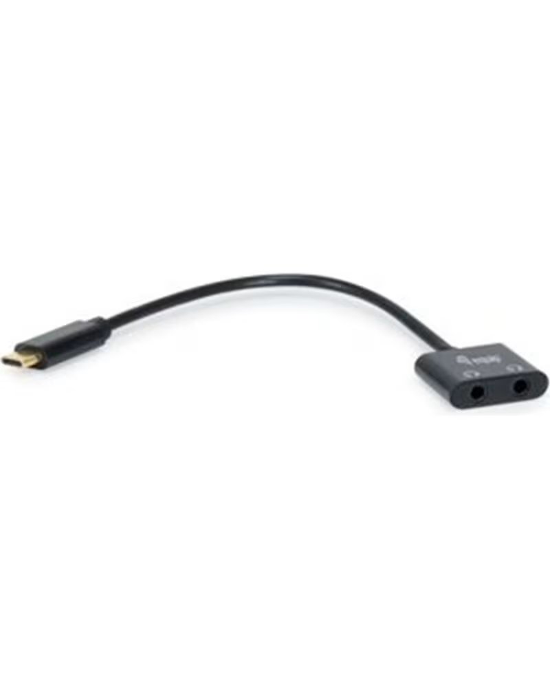 EQUIP Adaptador usb tipo c a jack 3 5mm dual